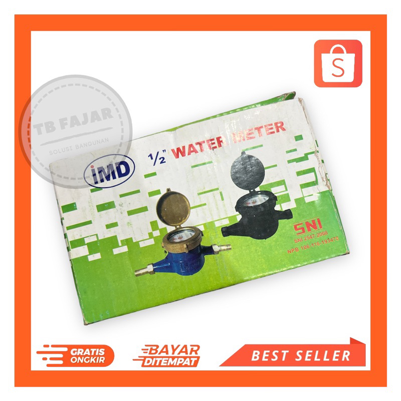 Meteran Besi IMD 1/2 Water Meter