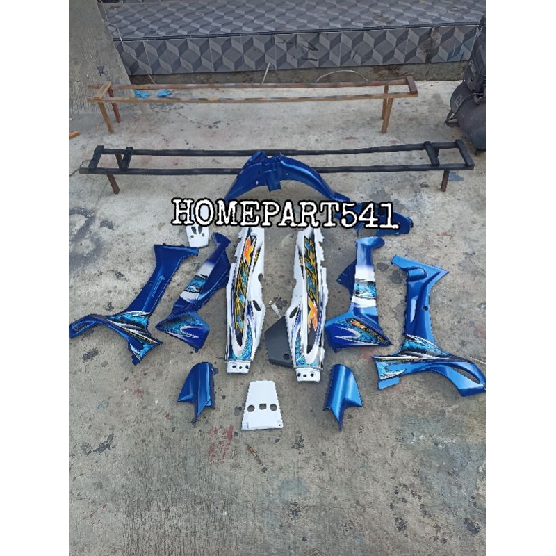 FULL BODY HALUS YAMAHA FIZ R FIZR BIRU PUTIH 2005 ORIGINAL