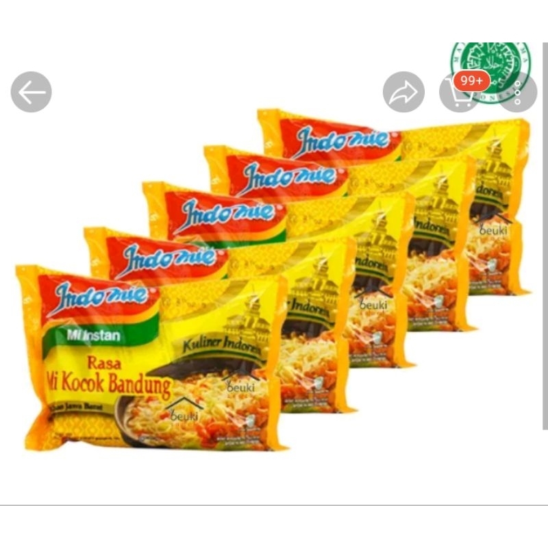 

Indomie Rasa Kocok Bandung isi 5 pcs