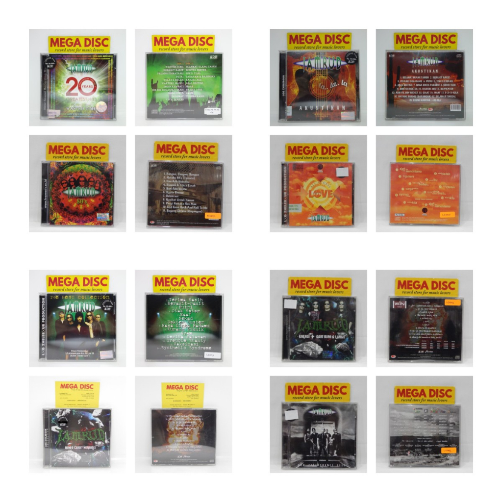 CD Jamrud Album Audio Musik Indonesia - Cek Varian / Barcode
