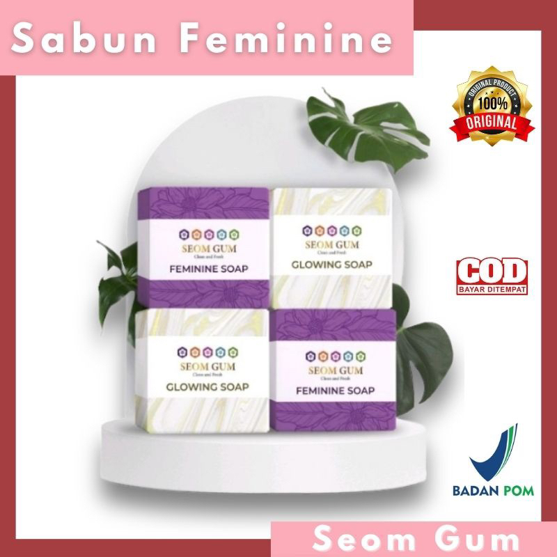 SABUN SEOM GUM GLOWING / SEOM GUM FEMININE SOAP / SABUN GLOWING MULTIFUNGSI ORI BPOM