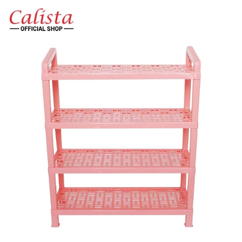 Rak Sepatu 4 Susun Calista Cosmic / Rak Sepatu Plastik / Rak Sandal / Rak Penyimpanan
