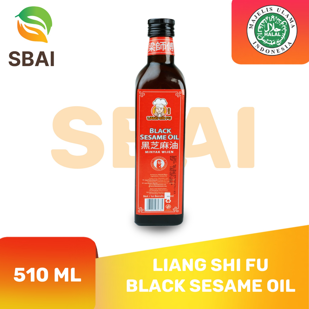 

Liang Shi Fu Black Sesame Oil / Minyak Wijen 510 ml HALAL