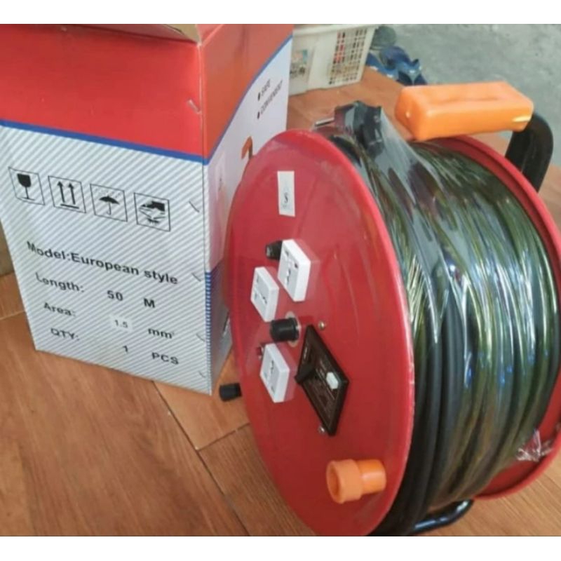 Kabel Roll 50 meter kabel stop kontak gulung