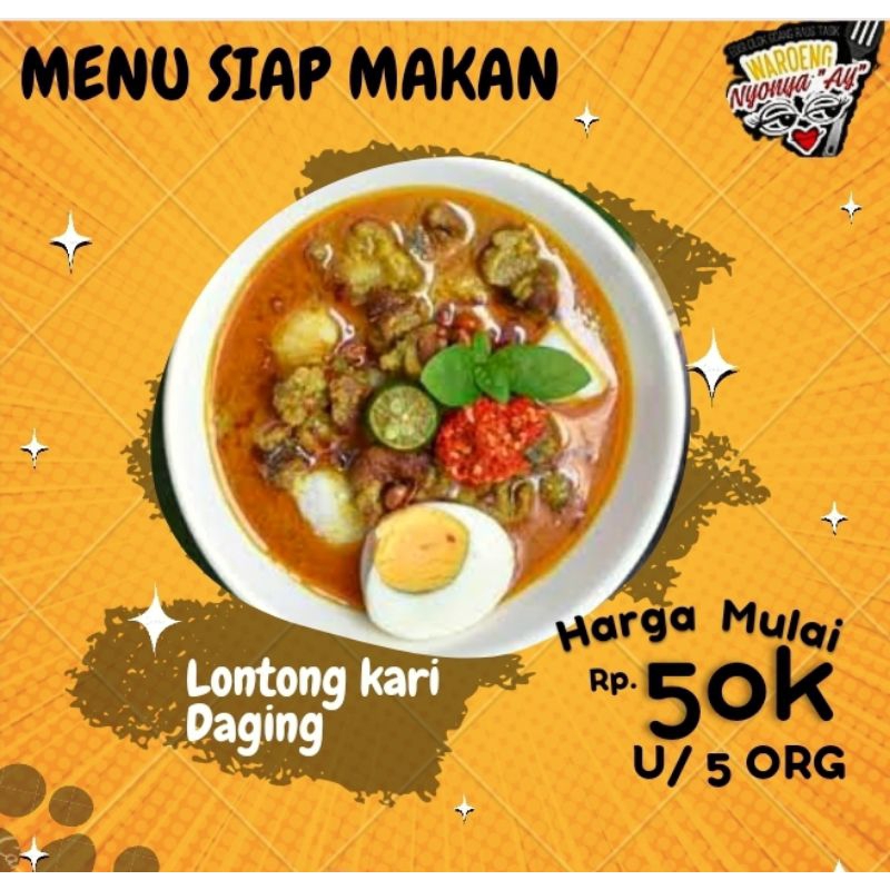 

Lontong kari Bandung (siap makan)