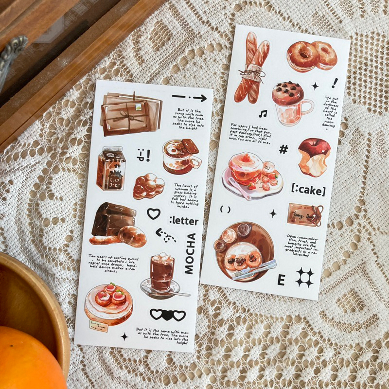 

STICKER DECO FOOD AESTHETIC CHARACTER JOURNALING