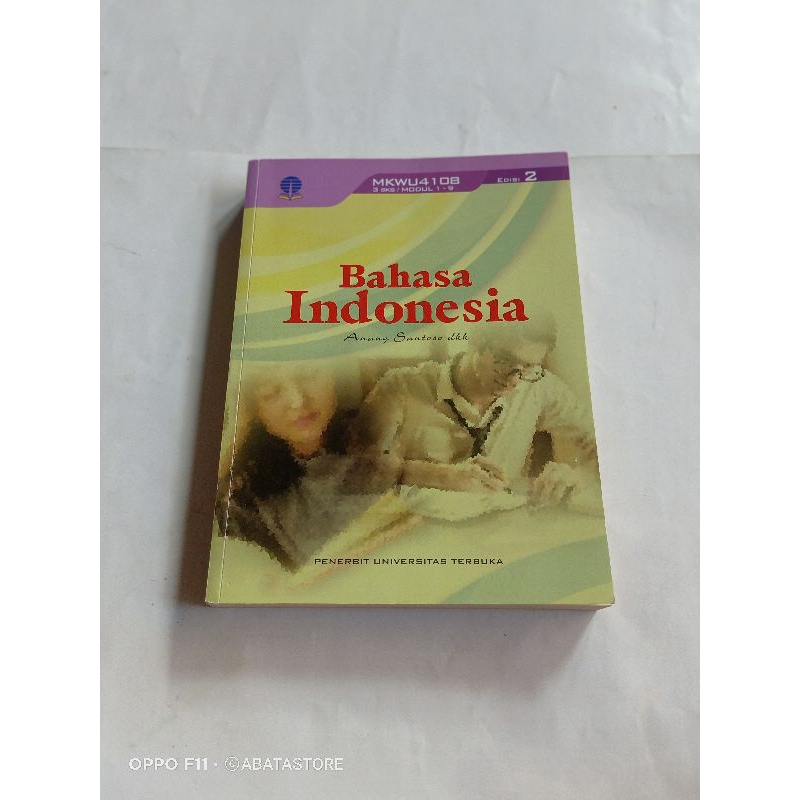 BUKU BAHASA INDONESIA EDISI 2 MKWU 4108 MODUL 1-9 ANANG SANTOSO