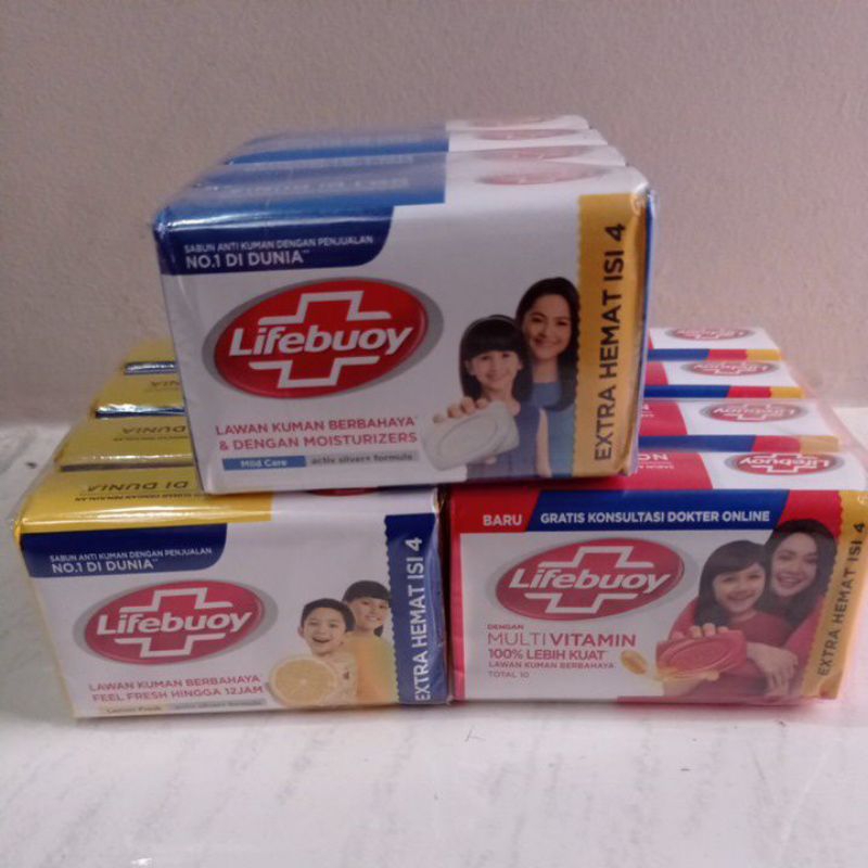 Sabun Lifebuoy batang 110gr isi 4