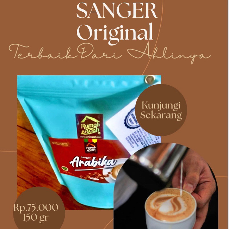 

arabica bubuk Sanger 150 gr