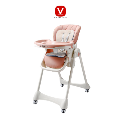 V-BABY CARE Kursi Makan Bayi /kusi Multifungs/Meja Makan anak/Kursi Lipat Duduk dan Berbaring Safety