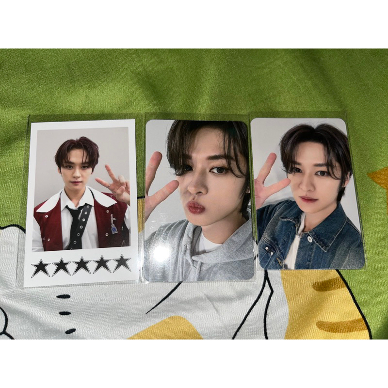 STRAY KIDS LEE KNOW LUCKY DRAW SOUNDWAVE ROUND 2 DENIM HOODIE LDR2 LINO SET PC PHOTOCARD