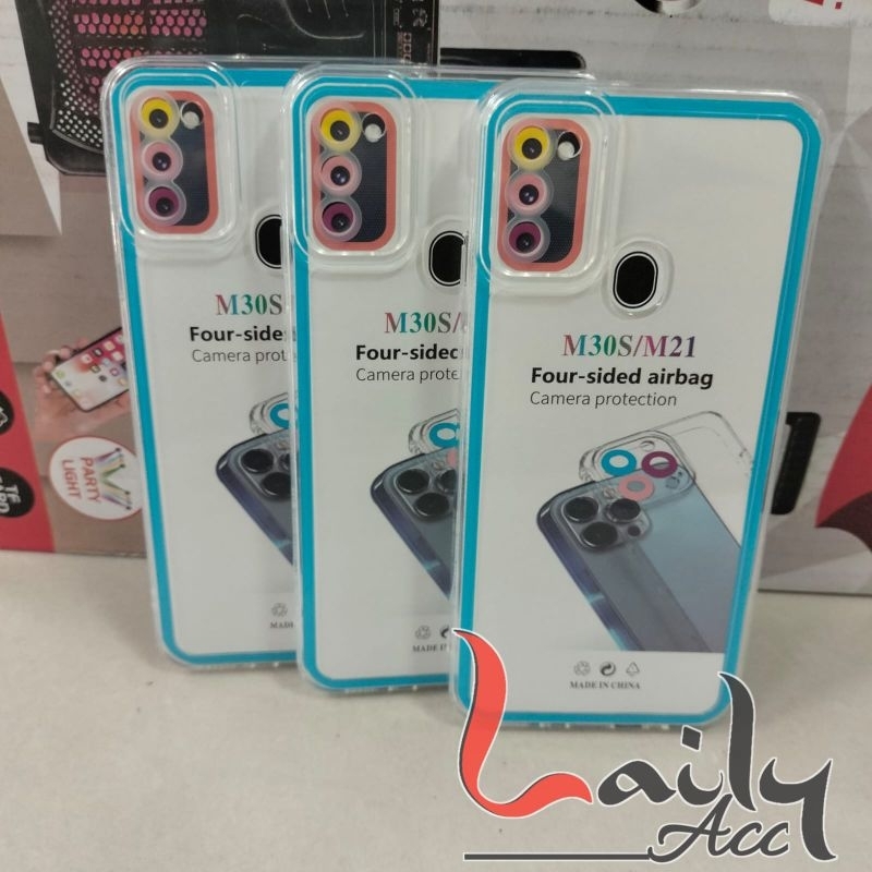 SOFT CASE CLEAR SPACE TRANSPARAN SAMSUNG M30S/M21 SILIKON PROTECT CAMERA