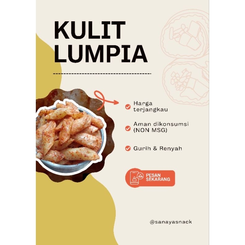

LUMRING - KULIT LUMPIA KERING - KULUMUT - KULIT LUMPIA IMUT 500 GR