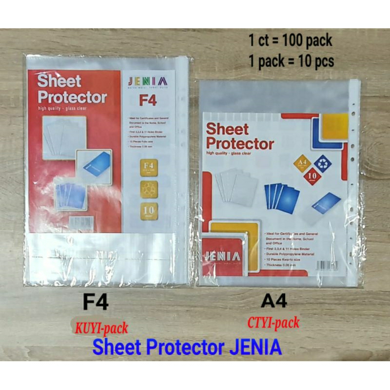 

sheet protector A4 isi 10 pc ...