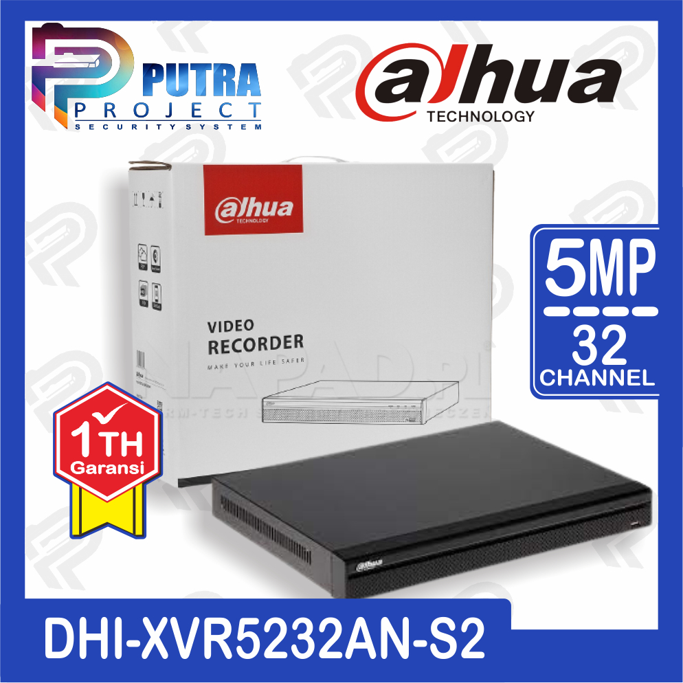 DVR Dahua DHI-XVR5232AN-S2 / XVR Dahua 5MP 32 Channel