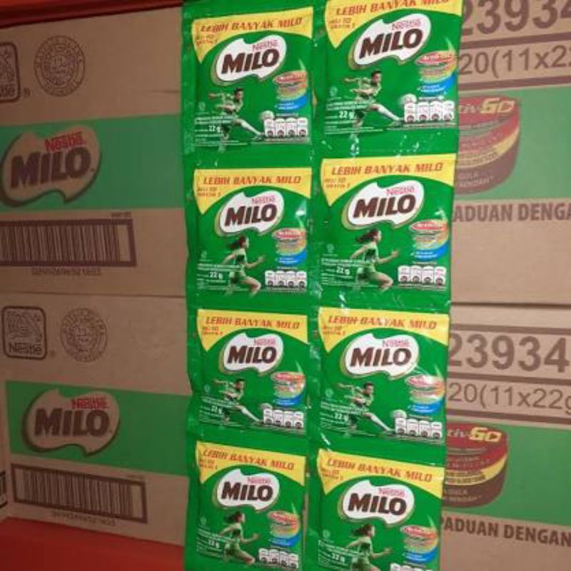 

SUSU MILO 22 Gram ISI 10 SACHET