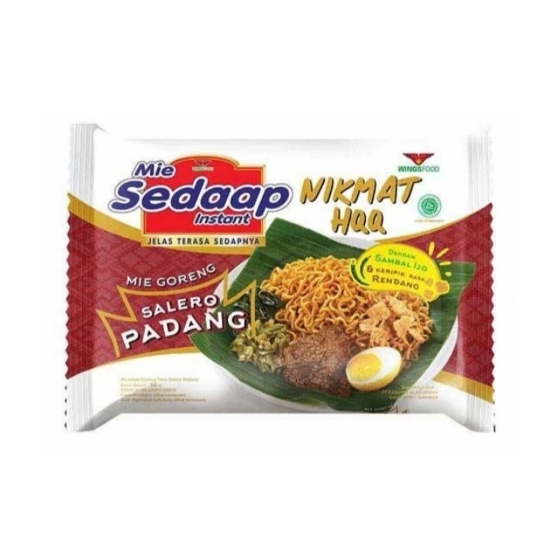 

SEDAAP MIE SALERO PADANG GRG 86GR