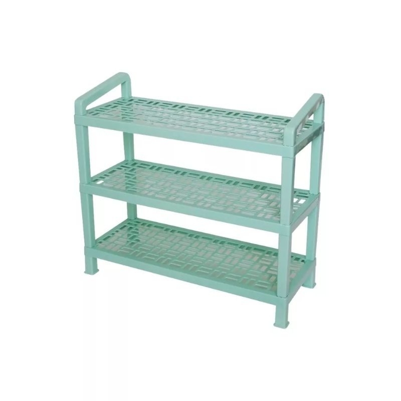 Rak Sepatu 3 Susun Calista Cosmic / Rak Sepatu Plastik / Rak Sandal / Rak Penyimpanan