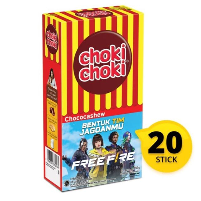 

CHOKI CHOKI PASTA CHOKOLATE 1BOX ISI20 180GRAM