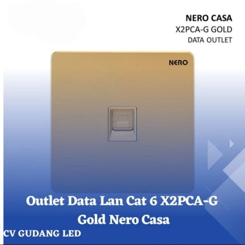 Outlet Data Lan Cat 6 - Nero Casa