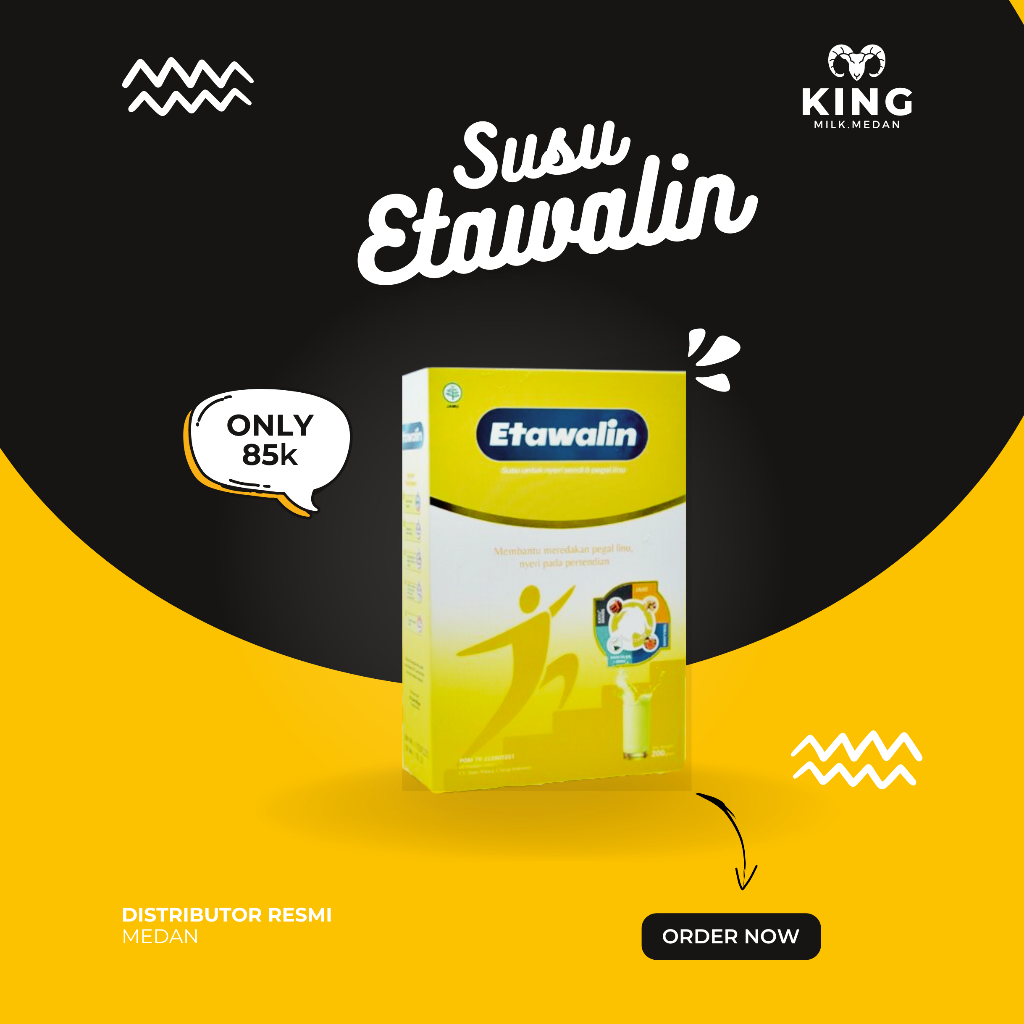 

Original Susu Etawalin – Susu Kambing Etawa Tingkatkan Kepadatan & Kesehatan Tulang Sendi Atasi Nyeri Sendi & Osteoporosis Asam Urat Rematik Reumatik Cocok Untuk Lansia -