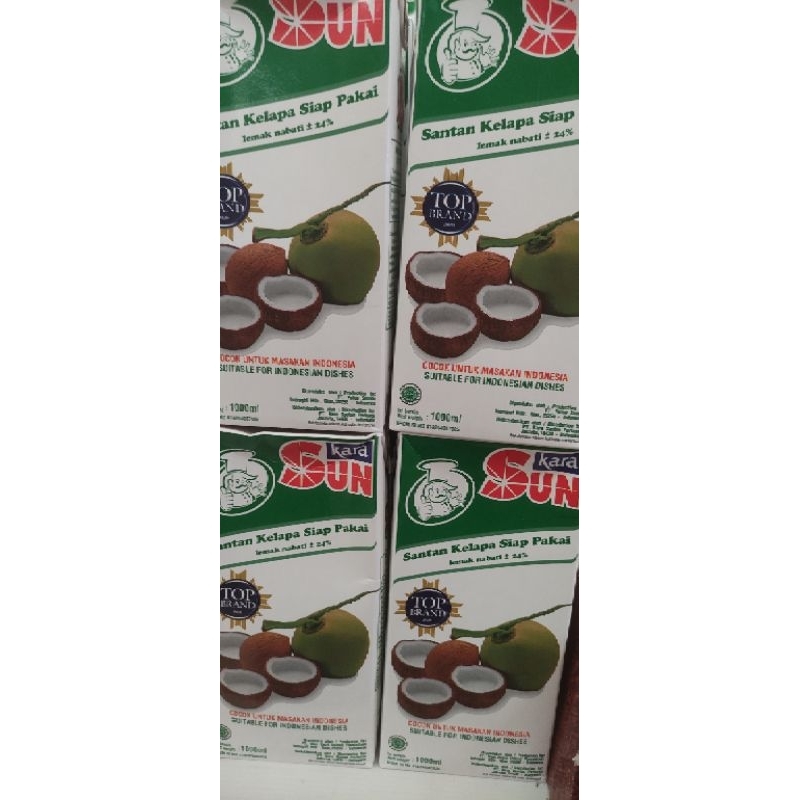 

Sun Kara Santan Kelapa 1L