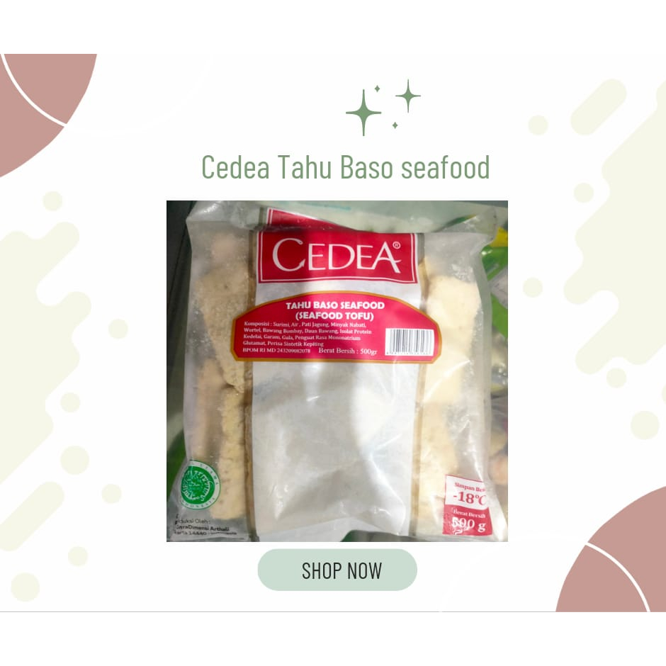 

CEDEA TAHU BASO SEAFOOD 500gr