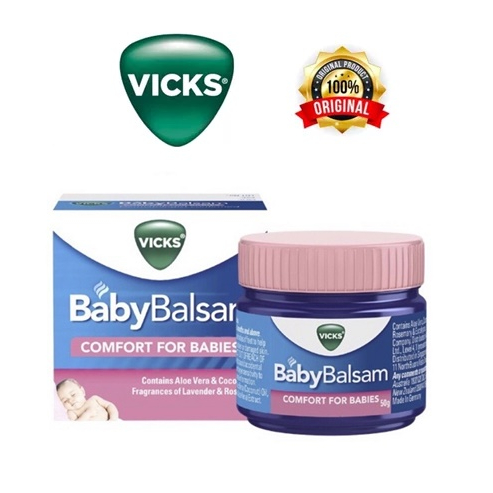 VICKS BABY BALSAM 50gr/ BABY BALM 8GR/ VAPORUB 25GR/ VAPORUB 10GR