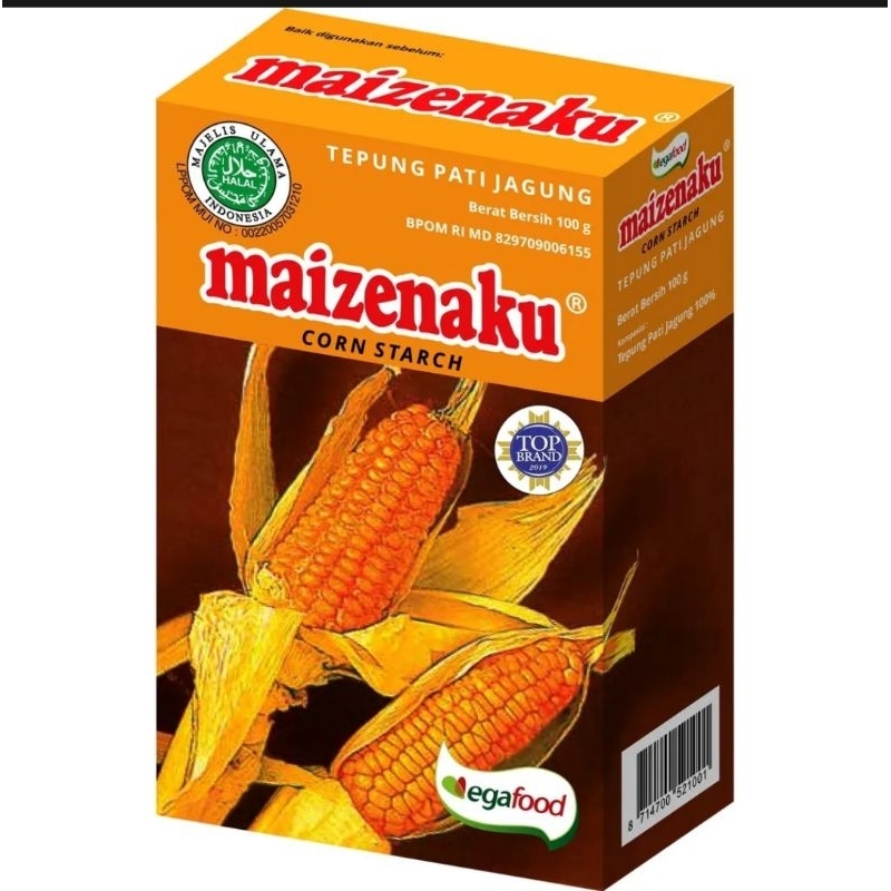 

MAIZENAKU CORN STARCH/Tepung Pati Jagung Maizenaku 100gr