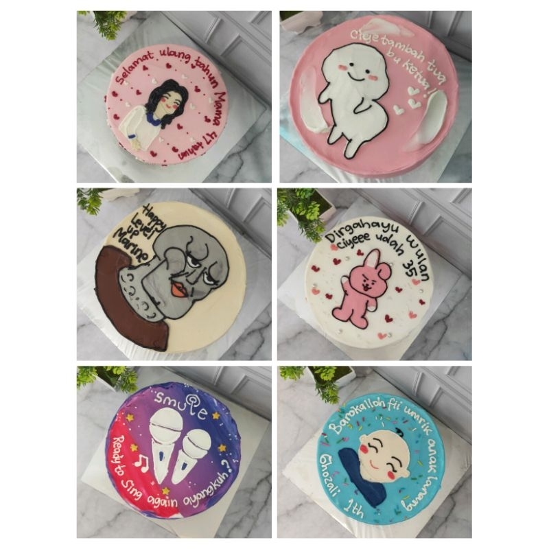 

Korean style /blackforest/kue ulangtahun/ kue ultah /birthday cake ukuran 16, 20 dan 22 cm