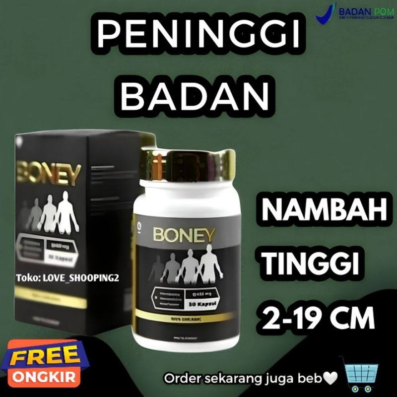 [Promo]Boney Kapsul Peninggi Badan/Suplemen Peninggi Badan Terlaris