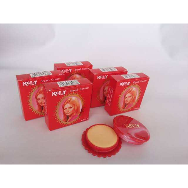 Bedak Kelly Pearl Cream Asli