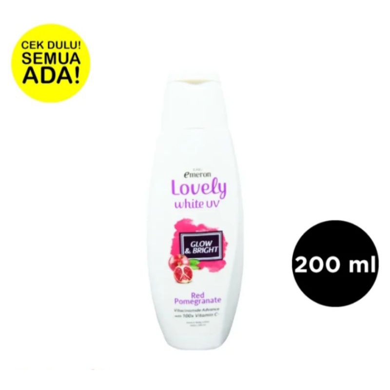 Emeron Lovely White Uv Glow & Bright Red Pomegranate 200ml