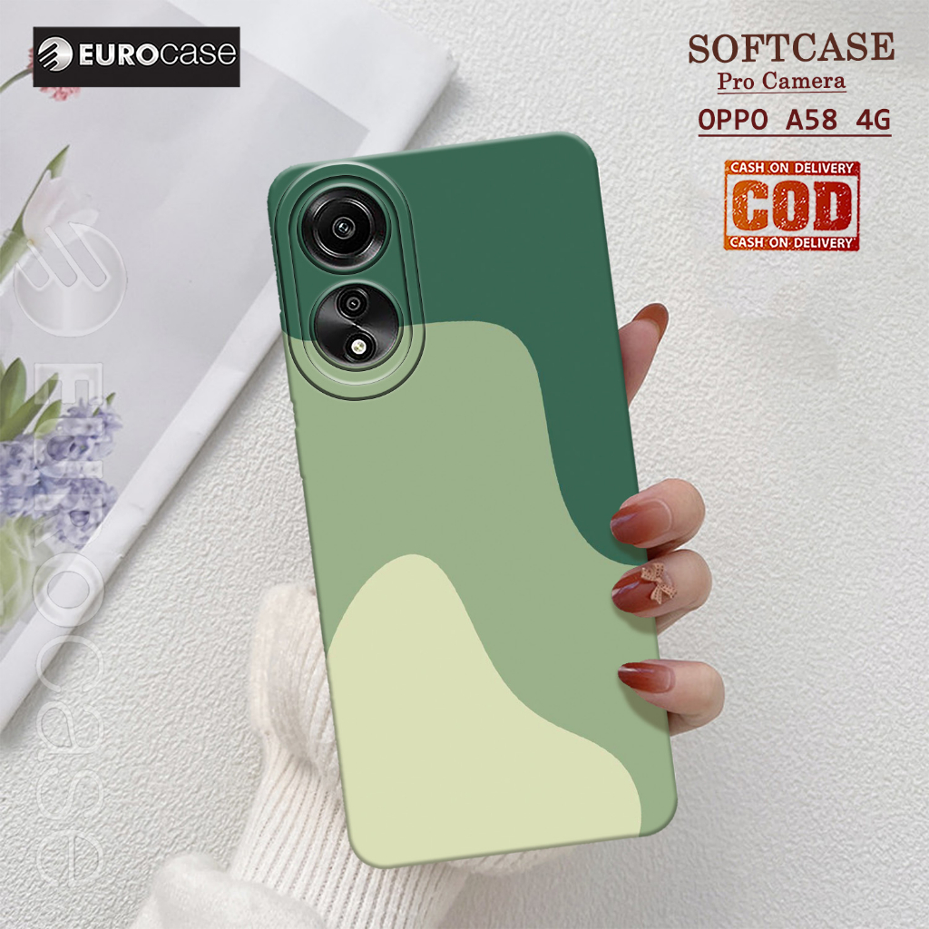 Casing Hp Oppo A58 4G - Fashion Case Estetik - Soft Case Hp Oppo A58 4G - Kesing Hp - Softcase  - Co