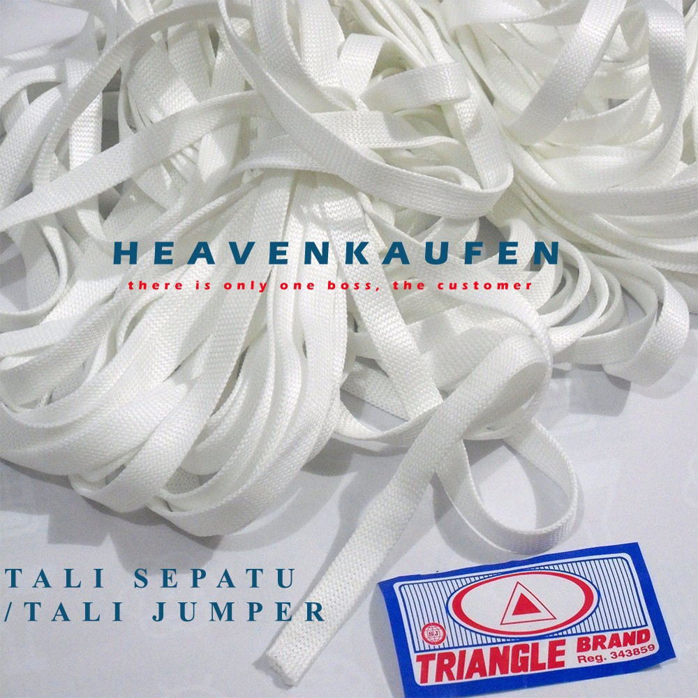 

Tali jumper putih meteran Jaket hoodie Lanyard sepatu hp gepeng
