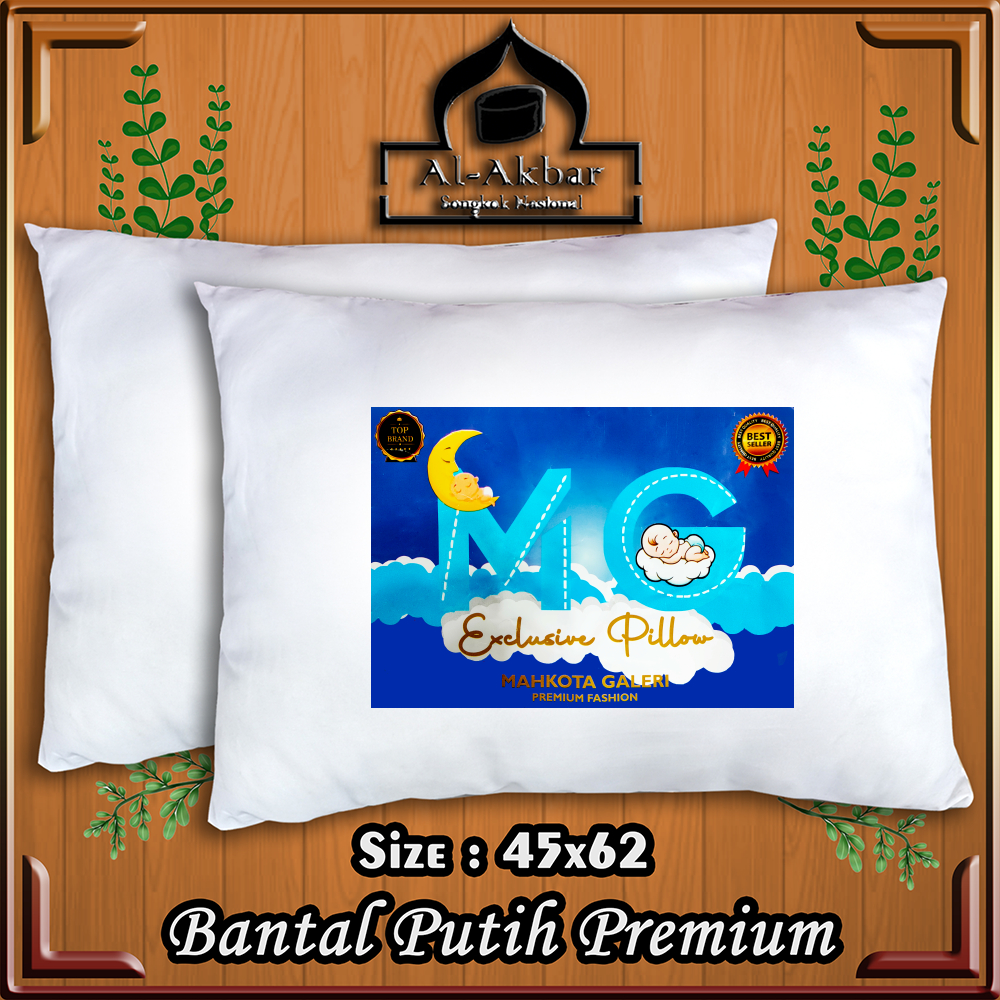 PROMOO GILAAA!!!/ Bantal Jumboo Plos Putih/ Bantal Premium/ Bantal Empuk/