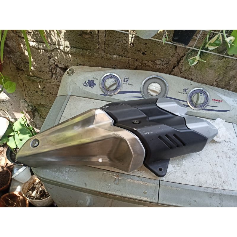 Slencer cbr 250 rr cbr 250rr 250 cc silencer knalpot original copotan standar kelengkapan seperti di