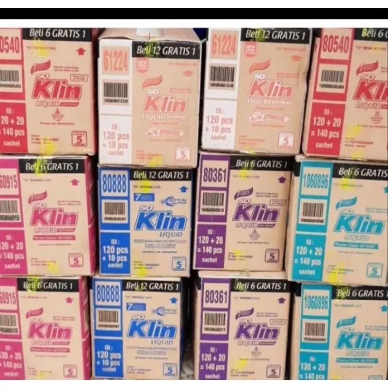 Soklin Liquid 1Dus 120 sachet