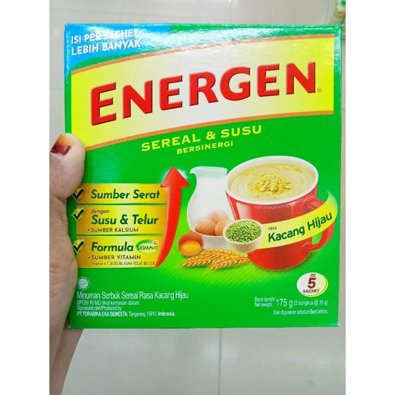 

NR Energen Kacang Hijau 1 Kotak Isi 5 Sachet