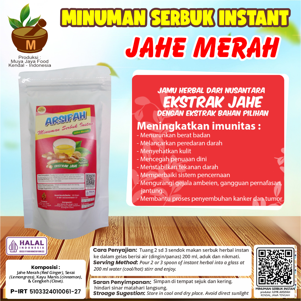 

Herbal Immunity / Ekstrak Jahe Merah