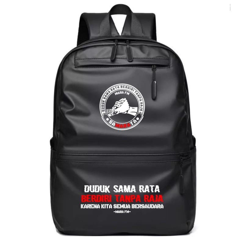 Tas ransel MARA FM Duduk Sama Rata Berdiri Tanpa Raja Backpack Distro gendong pria wanita sekolah wa