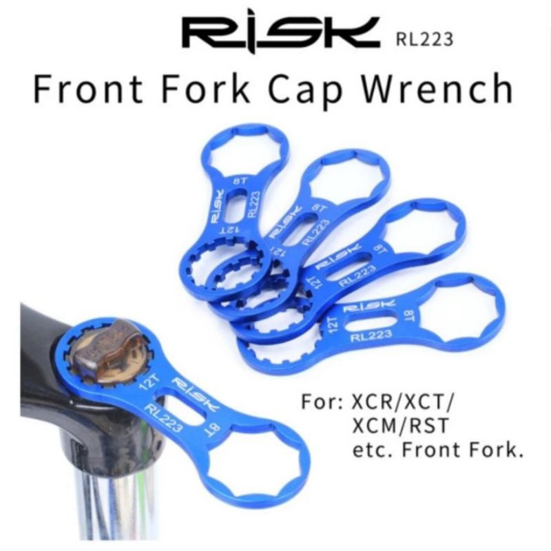 kunci alat pembuka fork RISK original alloy sr suntour xcm xcr xct fork rst