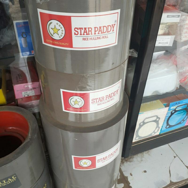rubber roll/karet gilingan padi/roll gilingan padi(6in)PADI STAR 1set=2pcs