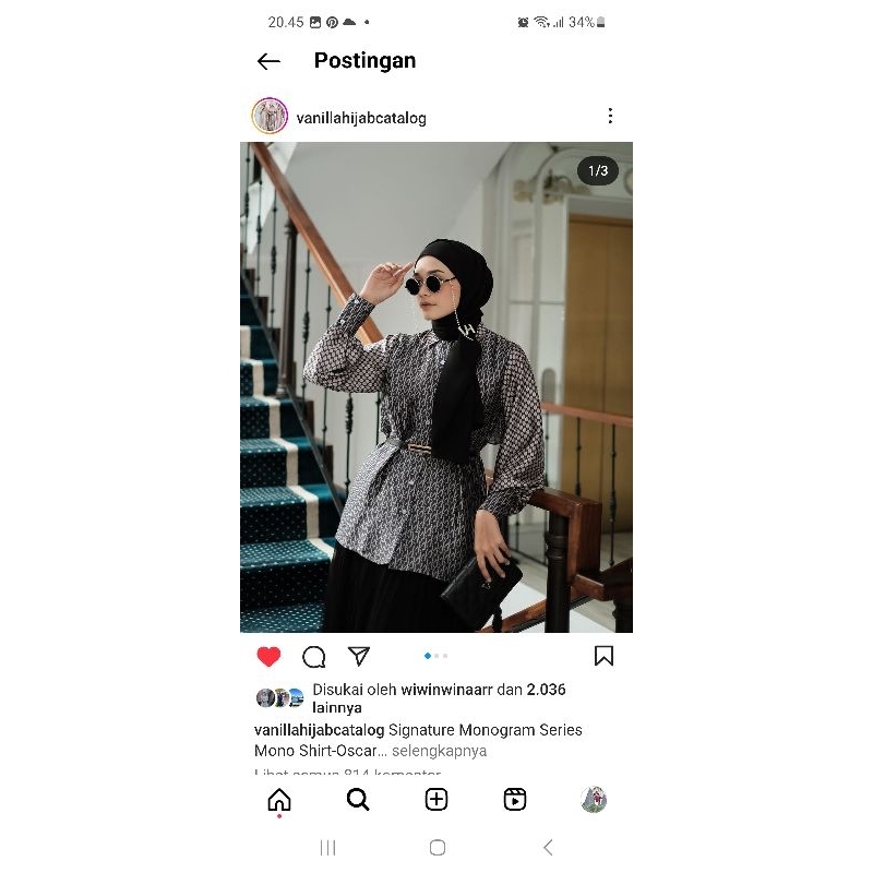vanilla hijab signature monogram series
