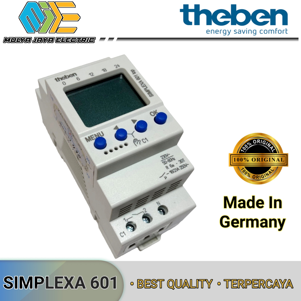 Digital Timer Theben SIMPLEXA 601 Original Germany 100% simplexa 601
