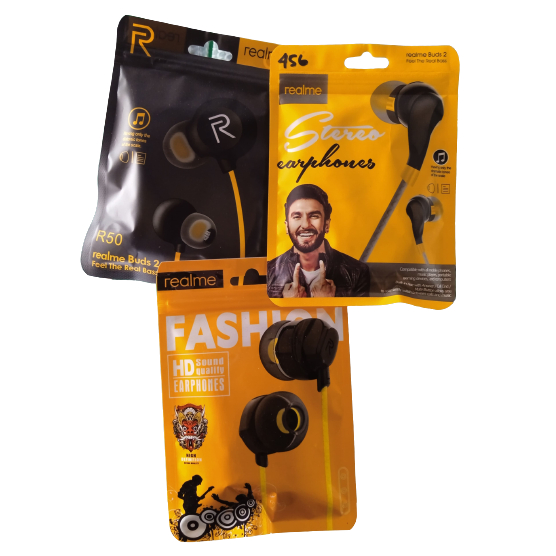 Handsfree / Headset / Earphone / Realme Buds 2 Packing Plastik Klip Premium