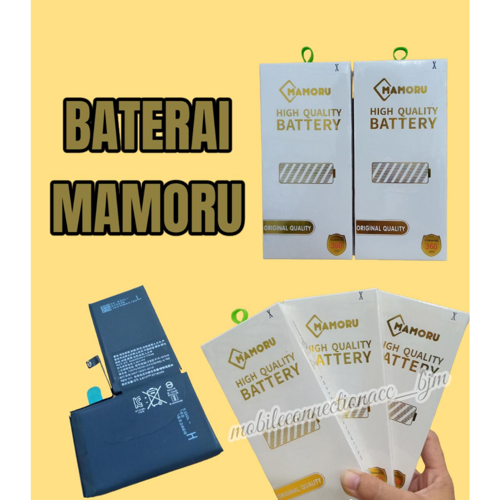 BATERAI/ BATTERY/ BAT ORIGINAL/ ORI IPHONE/ APPLE/ IP XS MAX