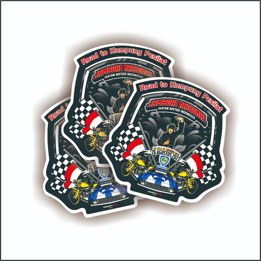 Stiker jambore IMI 2023 kota madiun/Stiker JAMBORE IMI 2023/stiker IMI madiun