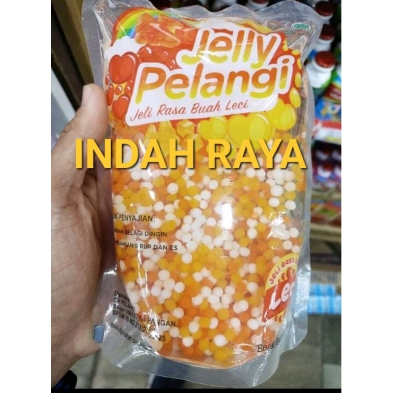 

JELLY PELANGI BUBLE rasa LECI 1kg