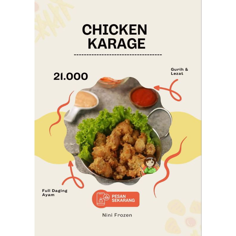 

Chicken Karage 270 gram